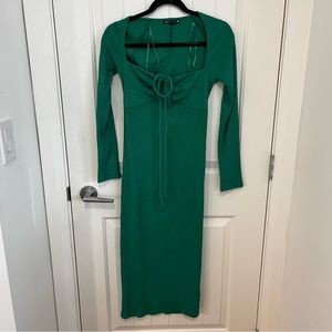 63. ZARA ribbed bodycon dress